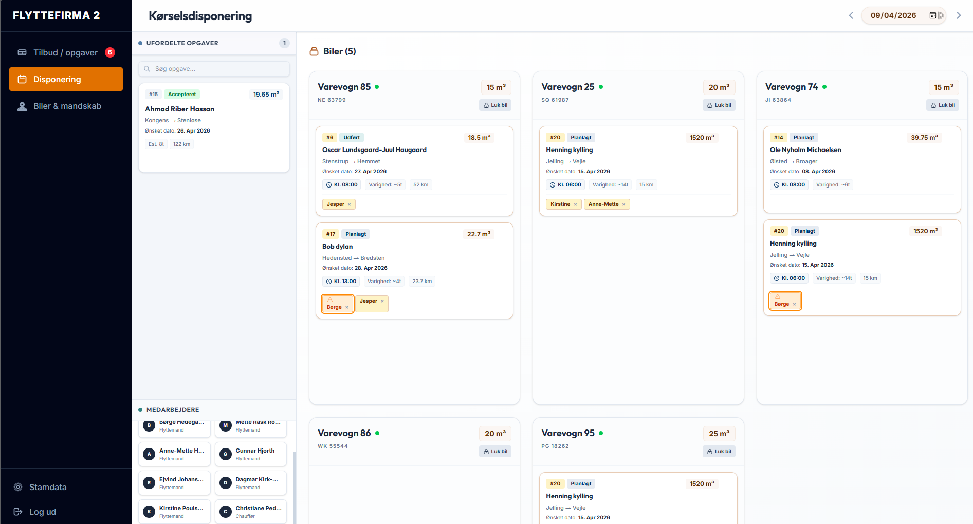 Struqto Dashboard Mockup